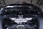 Sportauspuff-System für Mini Cooper S F66 - Keiner / RACING Sportschalldämpfer mittig / Endrohr, 102mm verchromt, gerollter Rand