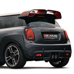 Axle-Back Auspuffanlage für Cooper S F56/F57 Facelift & John Cooper Works F56/F57 Facelift - Verbindungsrohr (Racing) / Endrohr-Set, Ø 102 mm, schräg, Black Chrome (1-753020-1000-24)
