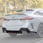 SOOQOO Heckdiffusor mit Licht Carbon passend für BMW 2er (F74/F78)