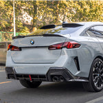 SOOQOO Heckdiffusor mit Licht Carbon passend für BMW 2er (F74/F78)