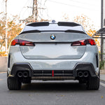 SOOQOO Heckdiffusor mit Licht Carbon passend für BMW 2er (F74/F78)