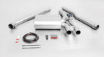 Sportauspuff-System für Cooper S F56 China / USA / Korea - RACING Cat-Back Vorschalldämpfer Ersatzrohr / Keiner / Endrohr-Set, Ø 102 mm , schräg, Black Chrome (1-756215-1000-59)