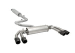 OPF-Back Sportauspuff System für CUPRA Leon SP KL E-Hybrid - RACING OPF-Back-Ersatzrohr (VSD Ersatzrohr) / OPT GT Endrohr-Set (4-teilig), schwarz lackiert (1-790024-1001-16)