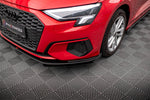 Maxton Parts - Front Stoßstange Flaps passend für Audi A3 8Y schwarz Hochglanz