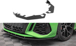Maxton Parts - Front Stoßstange Flaps passend für Audi RS3 8Y schwarz Hochglanz