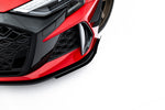 Maxton Parts - Front Stoßstange Flaps passend für Audi RS3 Sportback 8Y FL schwarz Hochglanz