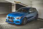 Maxton Parts - Front Stoßstange Flaps passend für BMW M135i F20 schwarz Hochglanz
