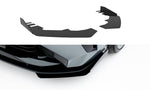 Maxton Parts - Front Stoßstange Flaps passend für BMW M135i F70 schwarz Hochglanz