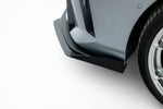 Maxton Parts - Front Stoßstange Flaps passend für BMW M135i F70 schwarz Hochglanz