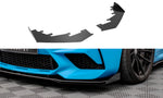 Maxton Parts - Front Stoßstange Flaps passend für BMW M2 Competition F87 schwarz Hochglanz