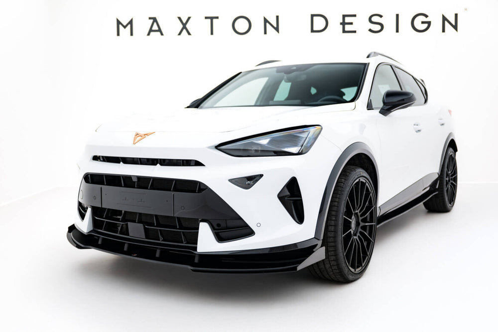 Maxton Parts - Front Stoßstange Flaps passend für CUPRA Formentor Mk1 FL schwarz Hochglanz