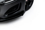 Maxton Parts - Front Stoßstange Flaps passend für Flaps Jaguar F-Type X152 Facelift 2 schwarz Hochglanz