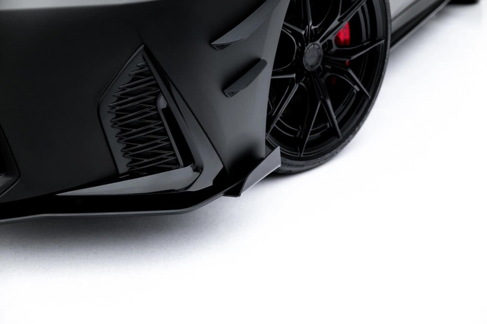 Maxton Parts - Front Stoßstange Flaps passend für Flaps Lexus IS 500 Mk3 Facelift 2 (XE30) schwarz Hochglanz