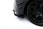 Maxton Parts - Front Stoßstange Flaps passend für Flaps Lexus IS 500 Mk3 Facelift 2 (XE30) schwarz Hochglanz