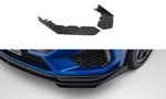 Maxton Parts - Front Stoßstange Flaps passend für Ford Mustang GT Mk7 schwarz Hochglanz