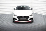 Maxton Parts - Front Stoßstange Flaps passend für Hyundai I30 N Mk3 Hatchback / Fastback schwarz Hochglanz