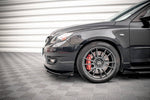 Maxton Parts - Front Stoßstange Flaps passend für Mazda 3 MPS Mk1 schwarz Hochglanz
