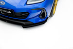 Maxton Parts - Front Stoßstange Flaps passend für Subaru BRZ Mk2 schwarz Hochglanz