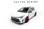 Maxton Parts - Front Stoßstange Flaps passend für Toyota GR Corolla Mk12 schwarz Hochglanz