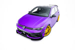 Maxton Parts - Front Stoßstange Flaps passend für VW Golf R Hatchback Mk8 FL schwarz Hochglanz
