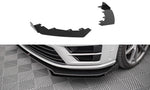 Maxton Parts - Front Stoßstange Flaps passend für VW Golf R Mk7 schwarz Hochglanz