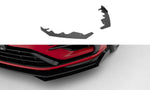 Maxton Parts - Front Stoßstange Flaps passend für VW Golf R / R-Line Mk7 FL schwarz Hochglanz