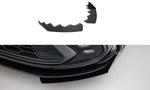 Maxton Parts - Front Stoßstange Flaps passend für VW Polo GTI Mk6 FL schwarz Hochglanz