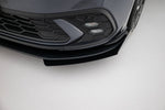 Maxton Parts - Front Stoßstange Flaps passend für VW Polo GTI Mk6 FL schwarz Hochglanz