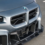 SOOQOO Frontgrill V-Style Carbon passend für BMW M2 (G87)