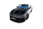 Maxton Parts - Frontlippe + Flaps passend für Jaguar F-Type X152 Facelift 2 schwarz Hochglanz