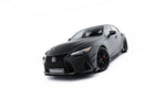 Maxton Parts - Frontlippe + Flaps passend für Lexus IS 500 Mk3 Facelift 2 (XE30) schwarz Hochglanz