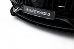 Maxton Parts - Frontlippe + Flaps passend für Mercedes-AMG CLE 53 C236 schwarz Hochglanz