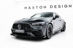 Maxton Parts - Frontlippe + Flaps passend für Mercedes-AMG CLE 53 C236 schwarz Hochglanz