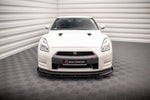 Maxton Parts - Frontlippe + Flaps passend für Nissan GTR R35 FL