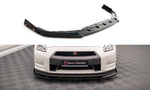 Maxton Parts - Frontlippe + Flaps passend für Nissan GTR R35 FL