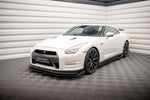 Maxton Parts - Frontlippe + Flaps passend für Nissan GTR R35 FL