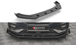 Maxton Parts - Frontlippe + Flaps passend für Seat Leon FR Mk4 schwarz Hochglanz