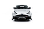 Maxton Parts - Frontlippe + Flaps passend für Toyota GR Yaris Mk4 Facelift schwarz Hochglanz (TOYA4FGRCNC-FD1B+FSF1-G)