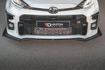 Maxton Parts - Frontlippe + Flaps passend für Toyota GR Yaris Mk4 schwarz Hochglanz