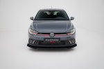 Maxton Parts - Frontlippe + Flaps passend für VW Polo GTI Mk6 FL schwarz Hochglanz