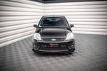 Maxton Parts - Frontlippe + Flaps V.1 passend für Ford Fiesta ST Mk6 schwarz Hochglanz