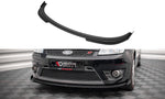 Maxton Parts - Frontlippe + Flaps V.1 passend für Ford Fiesta ST Mk6 schwarz Hochglanz