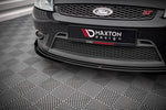 Maxton Parts - Frontlippe + Flaps V.1 passend für Ford Fiesta ST Mk6 schwarz Hochglanz