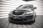 Maxton Parts - Frontlippe + Flaps V.1 passend für Mazda 3 MPS Mk1 schwarz Hochglanz