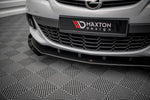 Maxton Parts - Frontlippe + Flaps V.1 passend für Opel Astra GTC OPC-Line J schwarz Hochglanz