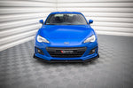 Maxton Parts - Frontlippe + Flaps V.1 passend für Subaru BRZ Mk1 FL schwarz Hochglanz