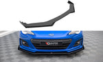 Maxton Parts - Frontlippe + Flaps V.1 passend für Subaru BRZ Mk1 FL schwarz Hochglanz