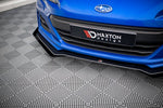 Maxton Parts - Frontlippe + Flaps V.1 passend für Subaru BRZ Mk1 FL schwarz Hochglanz