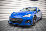 Maxton Parts - Frontlippe + Flaps V.1 passend für Subaru BRZ Mk1 FL schwarz Hochglanz