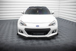 Maxton Parts - Frontlippe + Flaps V.1 passend für Subaru BRZ Mk1 schwarz Hochglanz